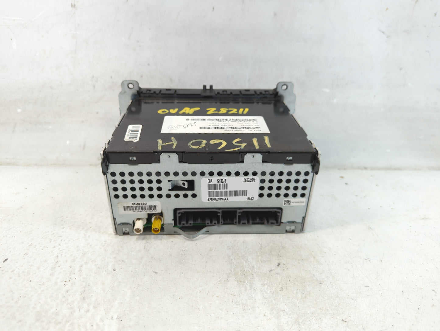 2011 Jeep Grand Cherokee Radio AM FM Cd Player Receiver Replacement P/N:P05091165AC Fits OEM Used Auto Parts - Oemusedautopa