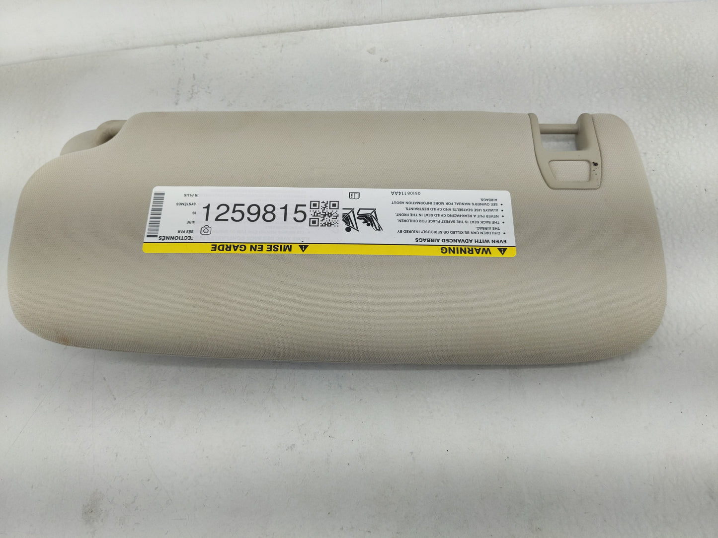 2011-2013 Jeep Grand Cherokee Sun Visor Shade Replacement Passenger Right Mirror Fits OEM Used Auto Parts - Oemusedautoparts
