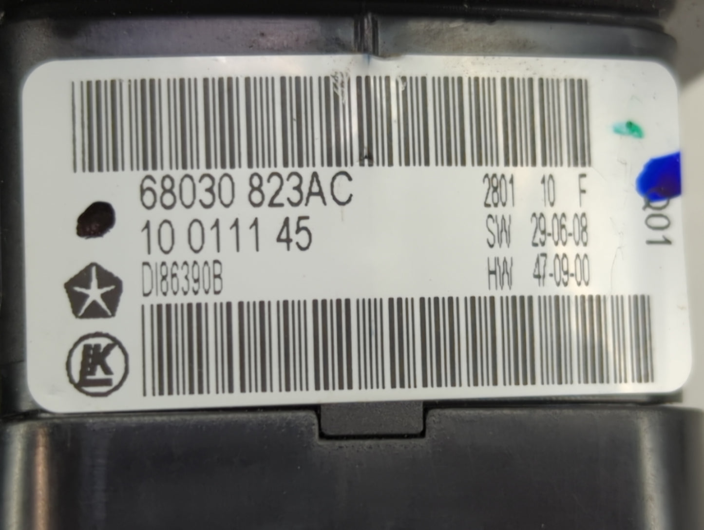 2011-2013 Jeep Grand Cherokee Master Power Window Switch Replacement Driver Side Left P/N:68030823AC Fits Fits 2011 2012 201