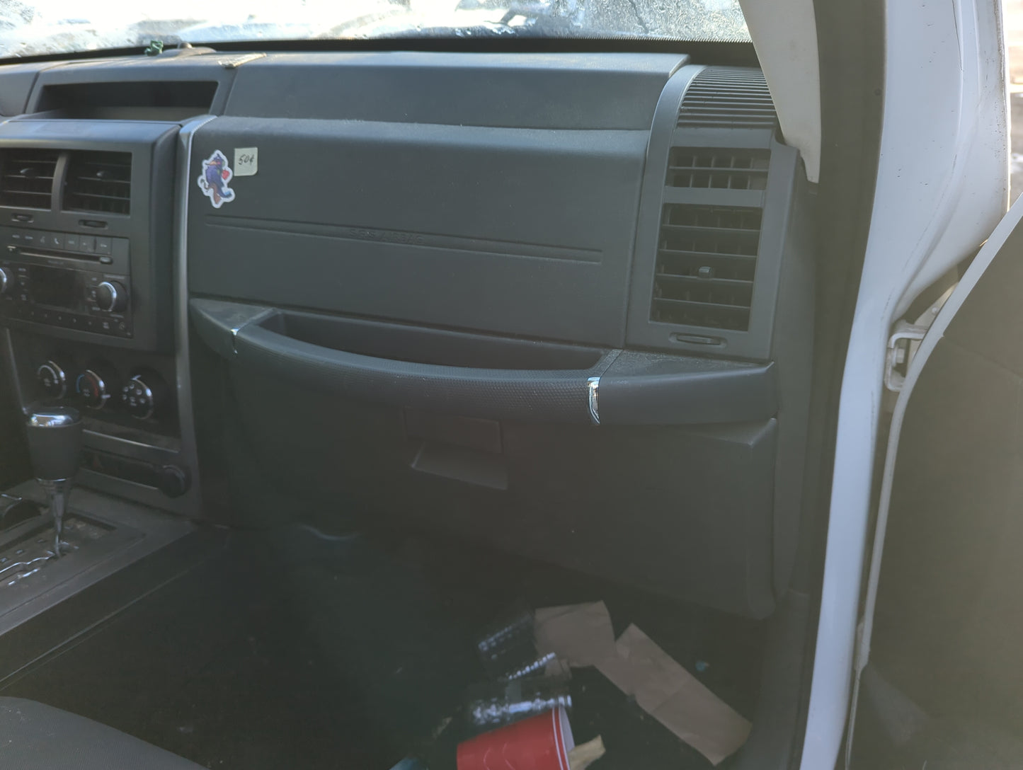2011 Jeep Liberty Passenger Glove Box Door Storage Compartment - Oemusedautoparts1.com