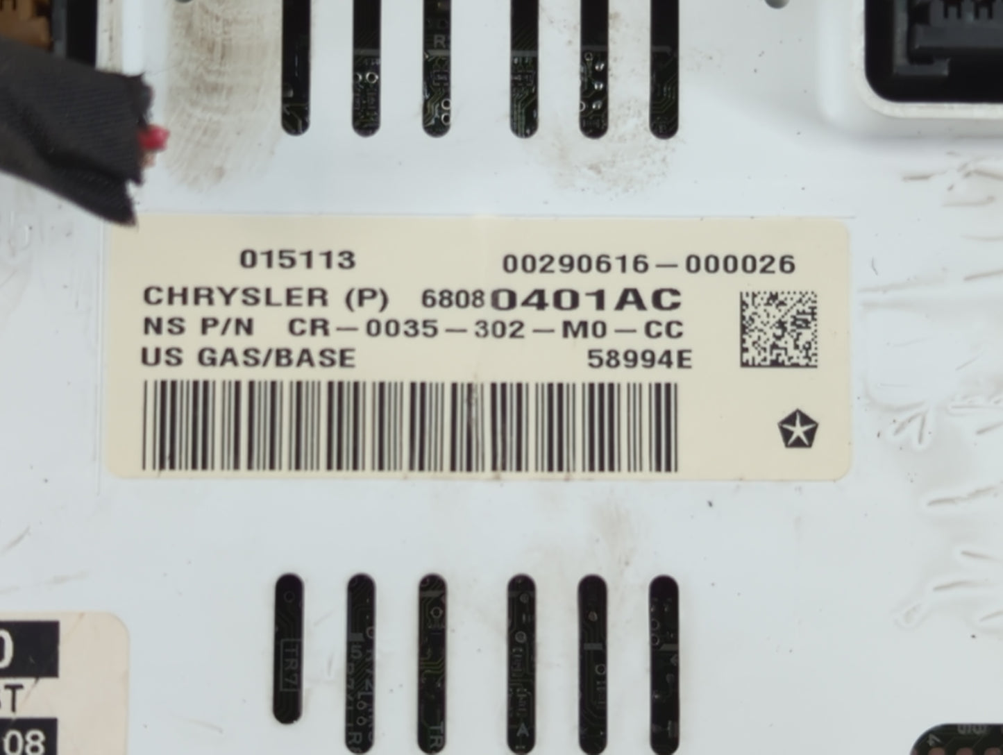 2011-2012 Jeep Patriot Instrument Cluster Speedometer Gauges P/N:68080401AC CR-0035-302-M0-CC Fits Fits 2011 2012 OEM Used A