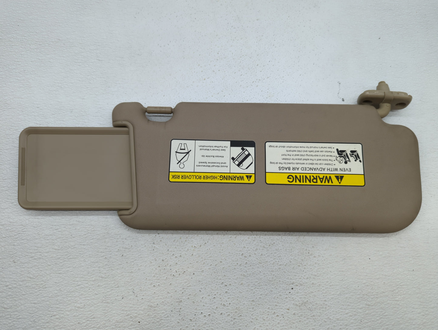 2011-2015 Kia Sorento Sun Visor Shade Replacement Driver Left Mirror Fits Fits 2011 2012 2013 2014 2015 OEM Used Auto Parts