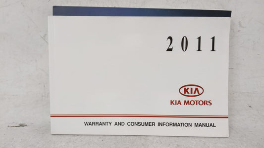 2011 Kia Sorento Owners Manual Book Guide OEM Used Auto Parts