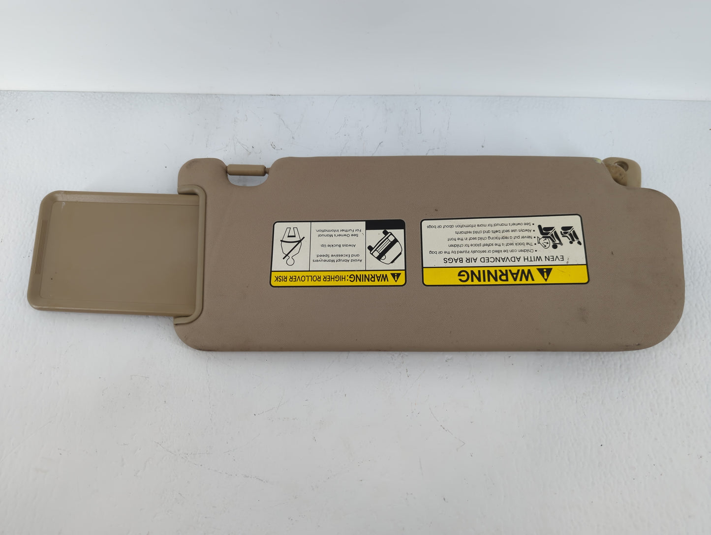 2011-2015 Kia Sorento Sun Visor Shade Replacement Driver Left Mirror Fits Fits 2011 2012 2013 2014 2015 OEM Used Auto Parts