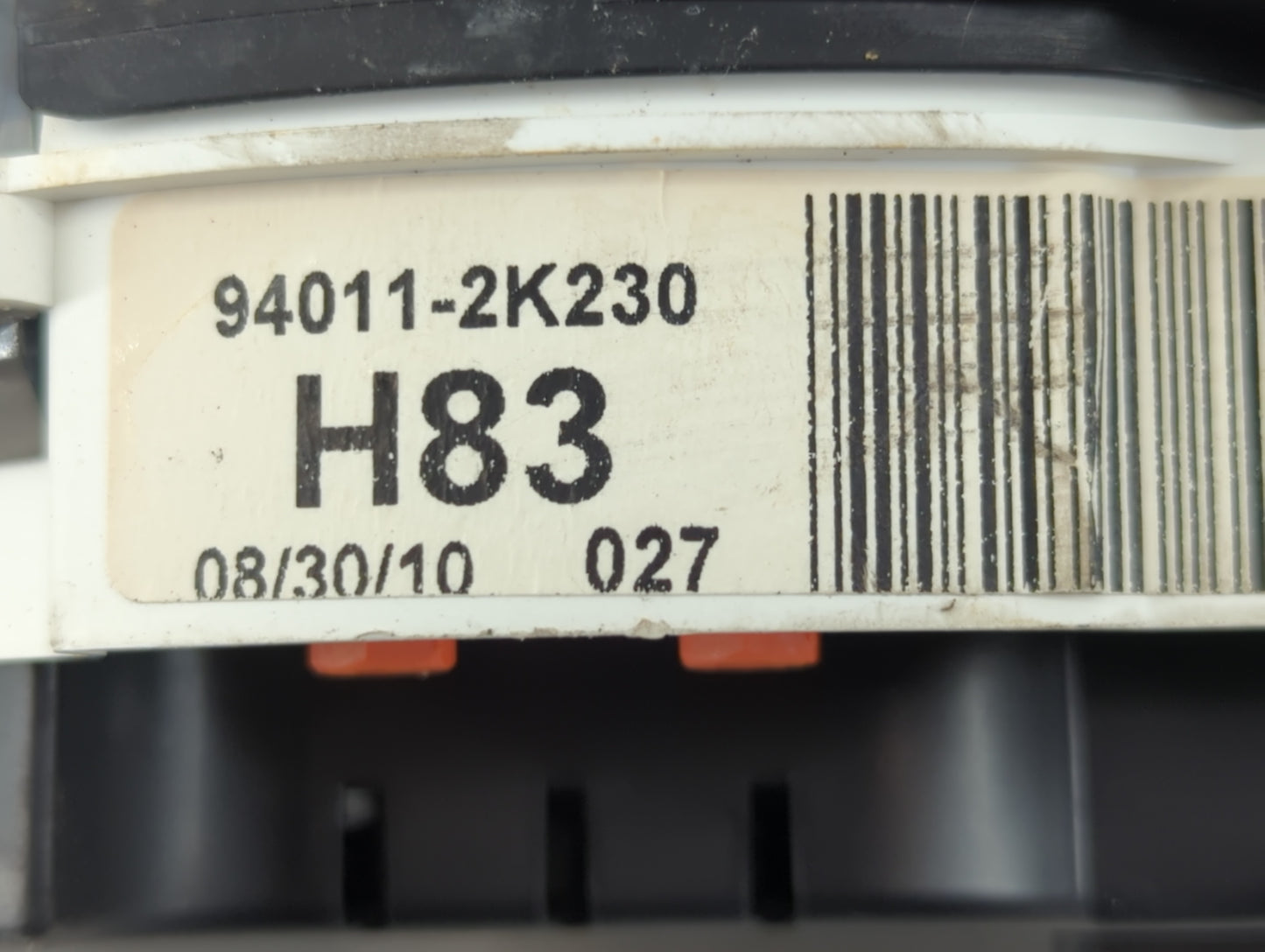 2011 Kia Soul Instrument Cluster Speedometer Gauges P/N:94011-2K230 Fits OEM Used Auto Parts - Oemusedautoparts1.com