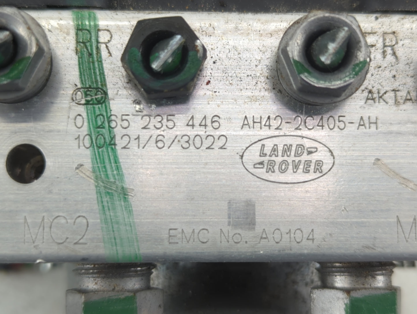 2010-2011 Land Rover Range Rover Sport ABS Pump Control Module Replacement P/N:AH42-2C405-AH CH32-2C405-AD Fits OEM Used Aut