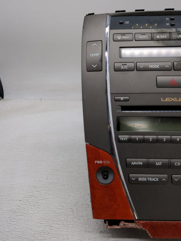 2011 Lexus Es350 Radio AM FM Cd Player Receiver Replacement P/N:86120-33E40 DEX-MG9997, 55900-33C12, 237000-3100 Fits OEM Used Auto Parts