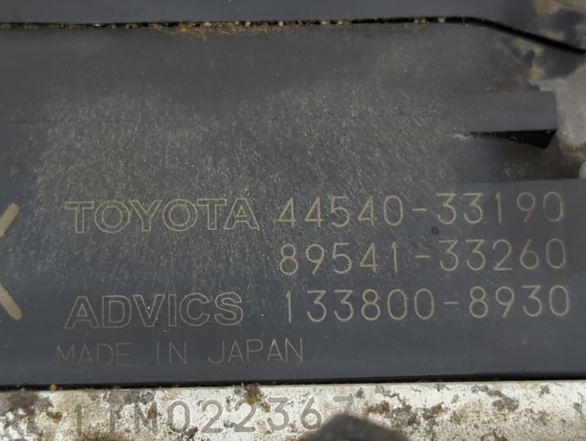 2010-2011 Lexus Es350 Anti-Lock Brake ABS Pump Module Actuator OEM P/N:133800-8930 89541-33260, 44540-33190 Fits Fits 2010 2
