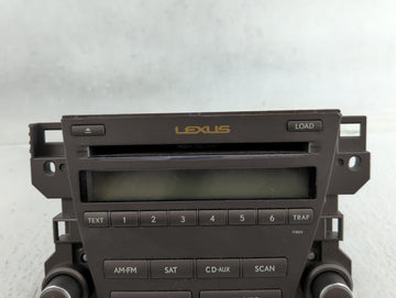2010-2012 Lexus Es350 Radio AM FM Cd Player Receiver Replacement P/N:86120-33E40 86805-60131, 86431-33010 Fits Fits 2010 2011 2012 OEM Used Auto Parts