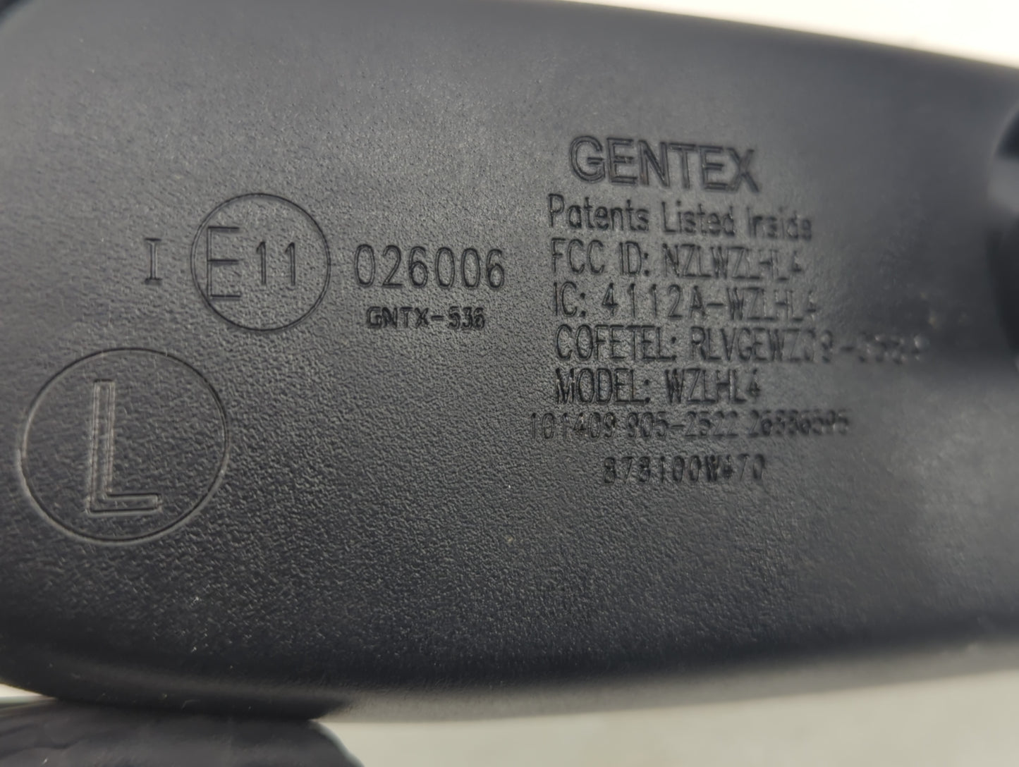 2011 Lexus Is250 Interior Rear View Mirror Replacement OEM P/N:E11026006 Fits Fits 2010 OEM Used Auto Parts - Oemusedautopar