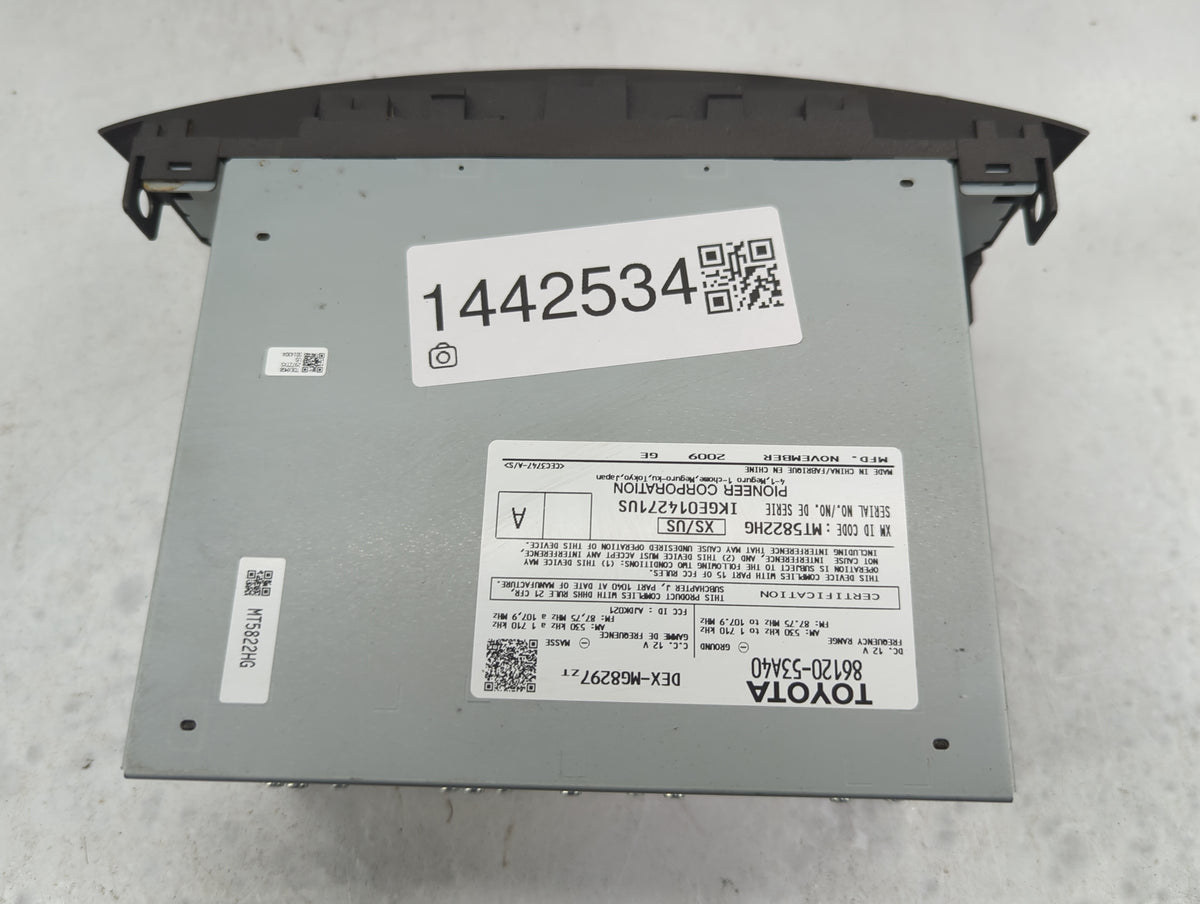2010-2012 Lexus Is350 Radio AM FM Cd Player Receiver Replacement P/N:86120-53A40 DEX-MG8297, AJDK021 Fits Fits 2010 2011 201