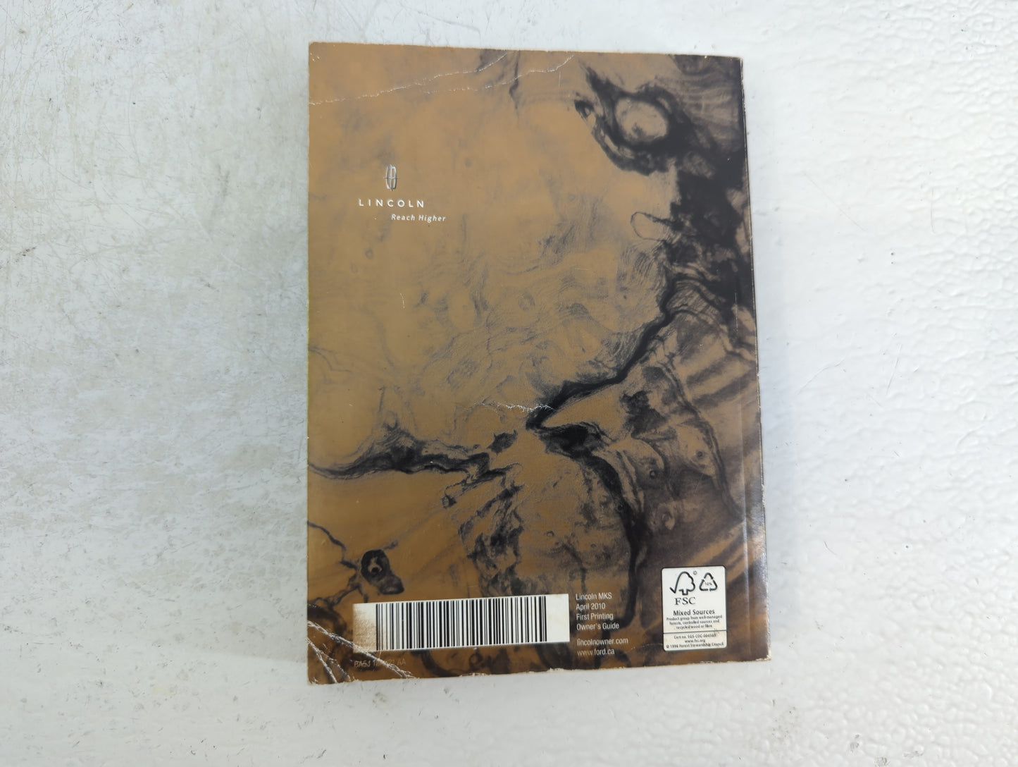 2011 Lincoln Mks Owners Manual Book Guide P/N:BA51-19A321-AA OEM Used Auto Parts - Oemusedautoparts1.com