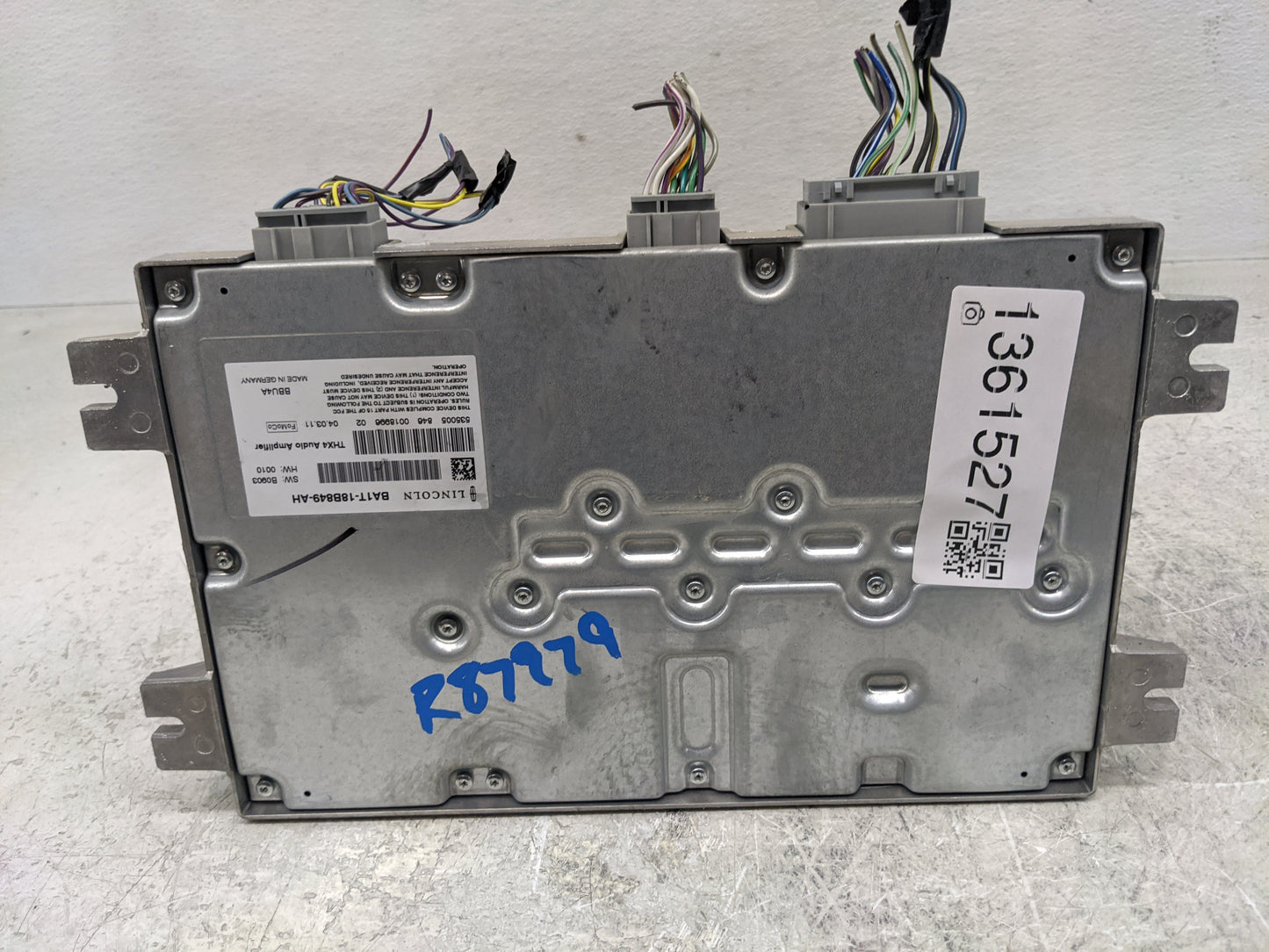 2011 Lincoln Mkx Radio AM FM Cd Player Receiver Replacement P/N:BA1T-18B849-AH Fits OEM Used Auto Parts - Oemusedautoparts1.