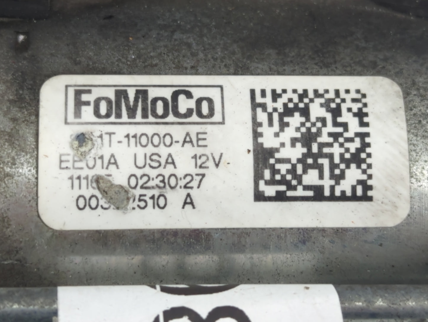 2007-2018 Lincoln Mkx Car Starter Motor Solenoid OEM P/N:8G1T-11000-AE Fits OEM Used Auto Parts - Oemusedautoparts1.com