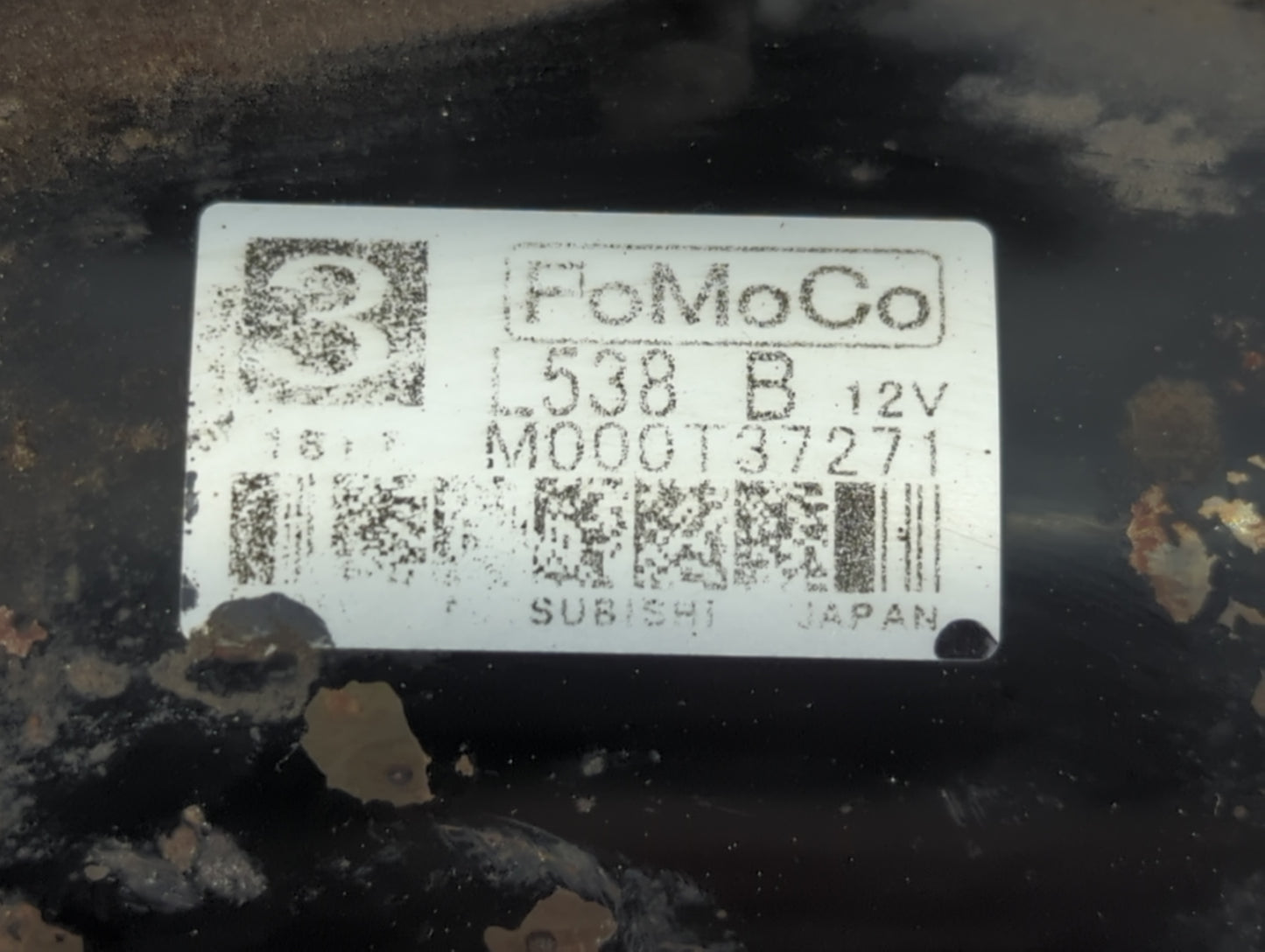 2010-2013 Mazda 6 Car Starter Motor Solenoid OEM P/N:M000T37271 Fits Fits 2010 2011 2012 2013 OEM Used Auto Parts - Oemuseda