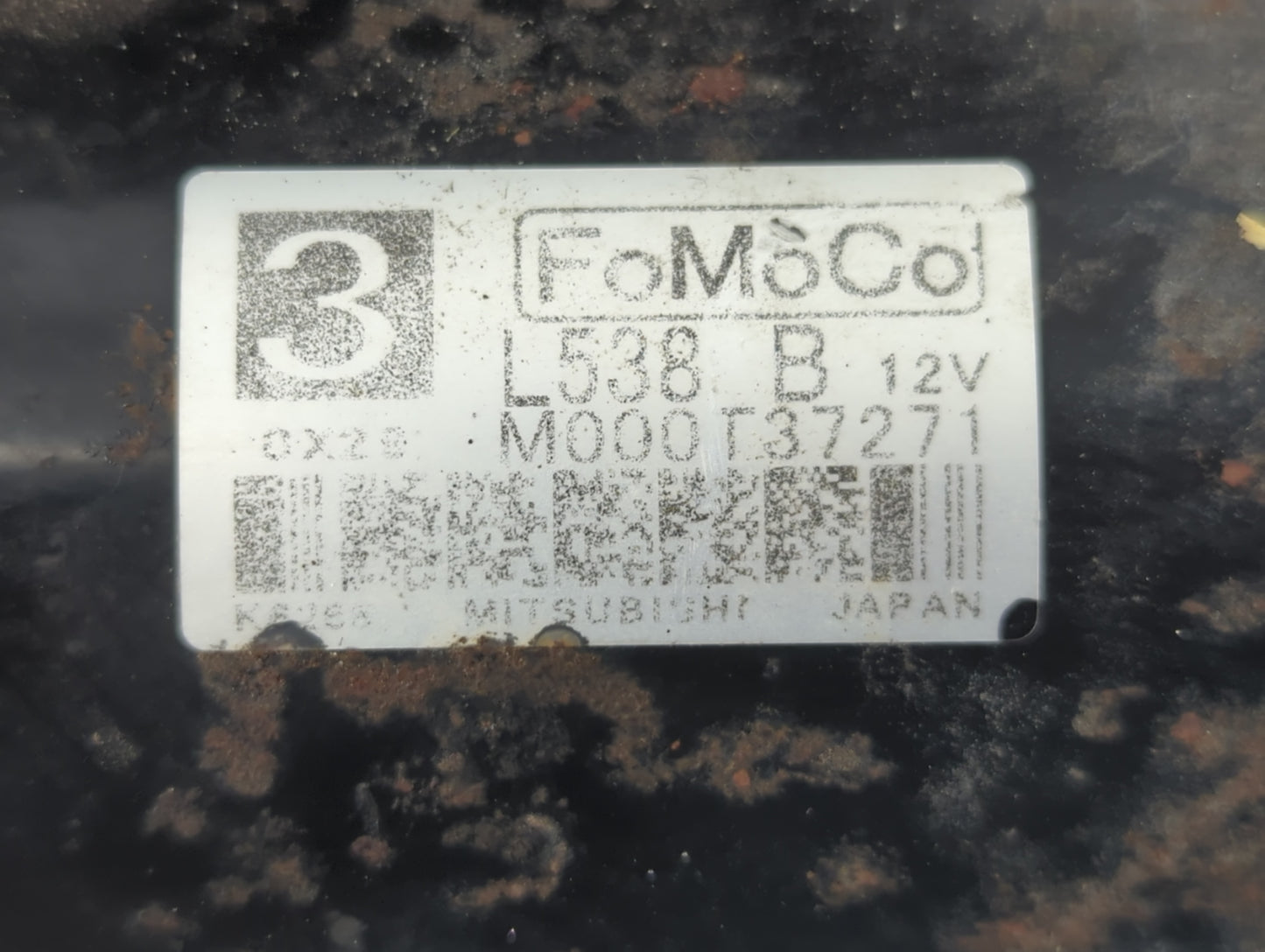 2010-2012 Mazda Cx-7 Car Starter Motor Solenoid OEM P/N:M000T37271 Fits Fits 2010 2011 2012 2013 OEM Used Auto Parts - Oemus