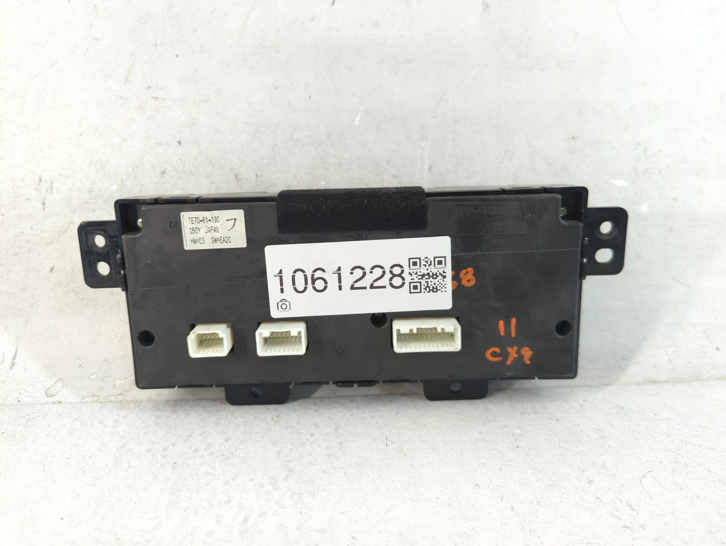 2010-2015 Mazda Cx-9 Climate Control Module Temperature AC/Heater Replacement P/N:TE70-51-190 Fits OEM Used Auto Parts - Oem