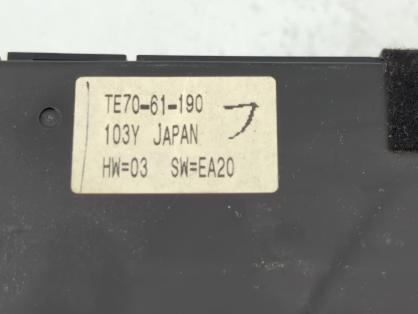 2010-2015 Mazda Cx-9 Climate Control Module Temperature AC/Heater Replacement P/N:TE70-61-190 Fits OEM Used Auto Parts - Oem