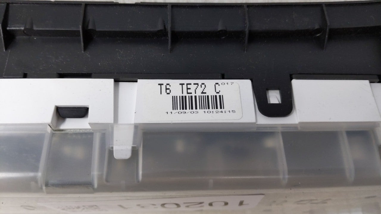 2011 Mazda Cx-9 Instrument Cluster Speedometer Gauges P/N:T6TE72B,T5 TE70 C T5 TE70 Fits Fits 2010 2012 OEM Used Auto Parts
