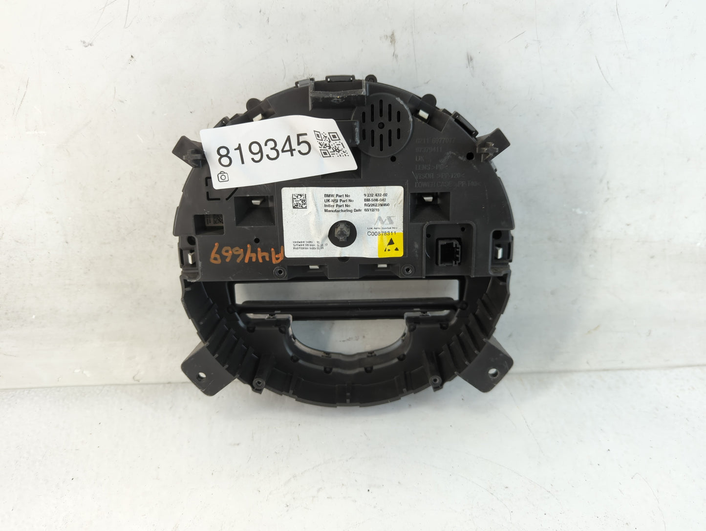 2011 Mini Cooper Clubman Instrument Cluster Speedometer Gauges P/N:9 232 432 02 Fits Fits 2008 2009 2010 2012 2013 2014 2015