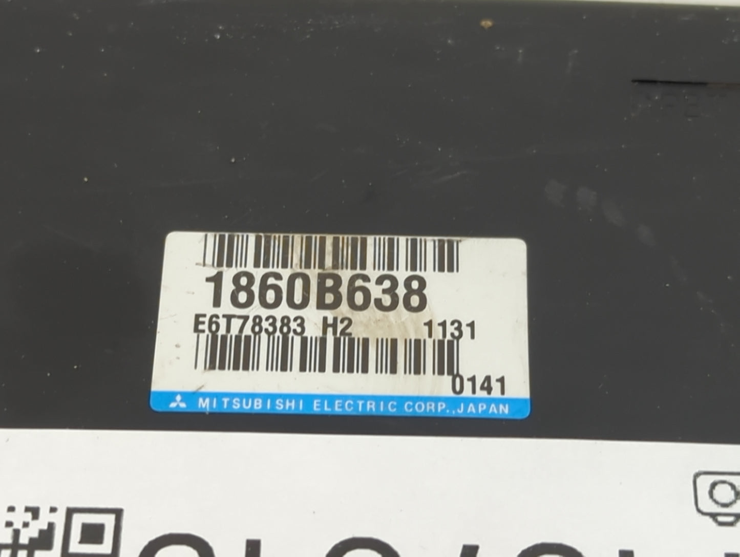 2011 Mitsubishi Outlander Sport PCM Engine Control Computer ECU ECM PCU OEM P/N:1860B638 E6T78383 Fits OEM Used Auto Parts -