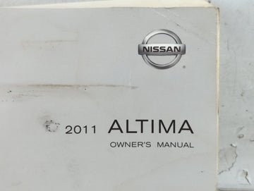 2011 Nissan Altima Owners Manual Book Guide P/N:OM1E 0L32U2 OEM Used Auto Parts