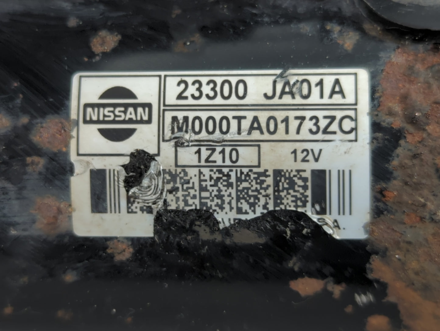 2007-2013 Nissan Altima Car Starter Motor Solenoid OEM P/N:23300 JA01A Fits Fits 2007 2008 2009 2010 2011 2012 2013 OEM Used