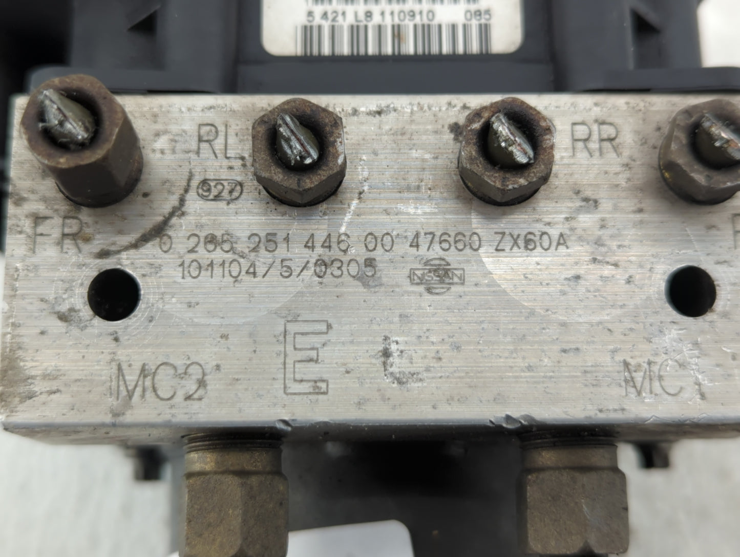 2011-2012 Nissan Altima ABS Pump Control Module Replacement P/N:47660-ZX60A Fits Fits 2011 2012 OEM Used Auto Parts - Oemuse
