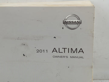 2011 Nissan Altima Owners Manual Book Guide P/N:OM1E OL32U1 OEM Used Auto Parts