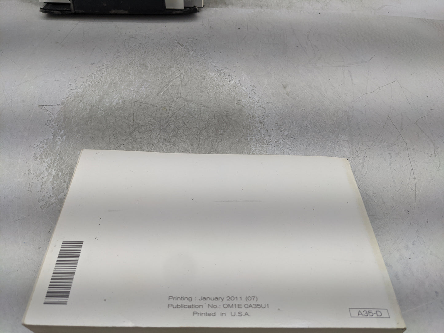 2011 Nissan Maxima Owners Manual Book Guide P/N:OM1E 0A35U1 OEM Used Auto Parts - Oemusedautoparts1.com