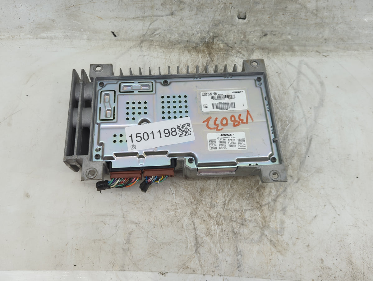 2009-2014 Nissan Maxima Radio Speaker Amplifier 28061 9n10a - Oemusedautoparts1.com