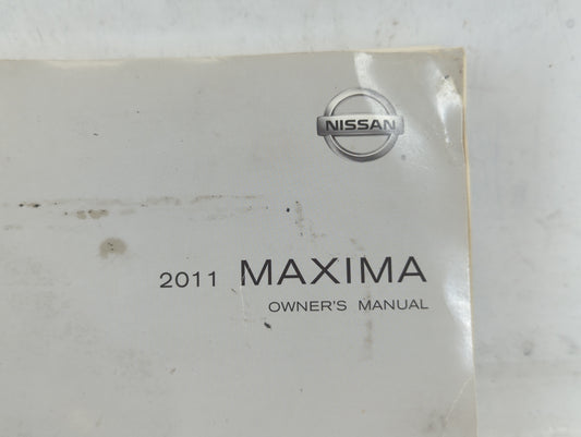 2011 Nissan Maxima Owners Manual Book Guide OEM Used Auto Parts