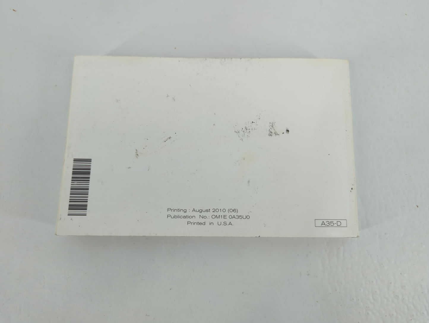2011 Nissan Maxima Owners Manual Book Guide P/N:OM1E 0A35U0 OEM Used Auto Parts - Oemusedautoparts1.com