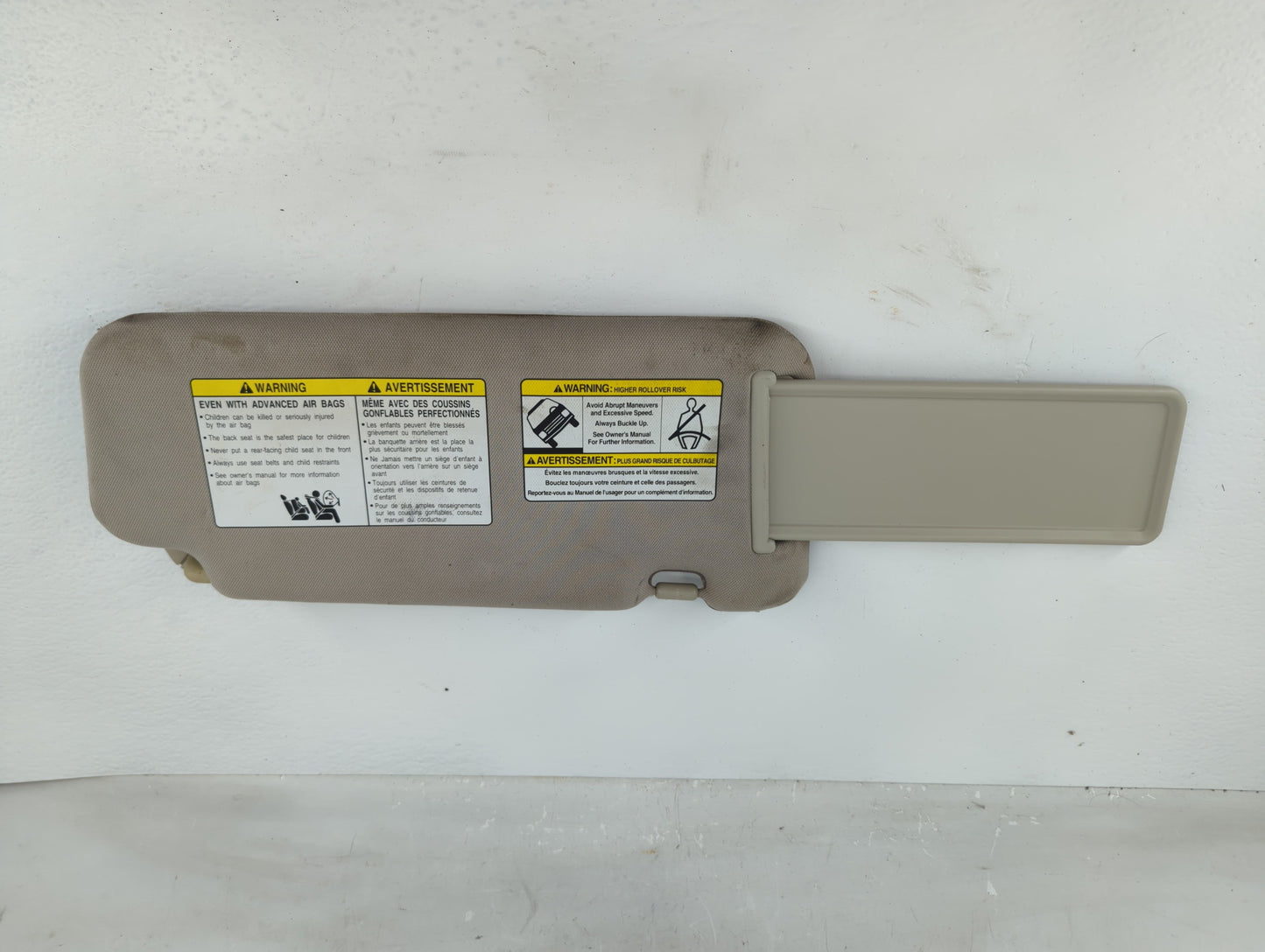 2009-2014 Nissan Murano Sun Visor Shade Replacement Driver Left Mirror Fits Fits 2009 2010 2011 2012 2013 2014 OEM Used Auto