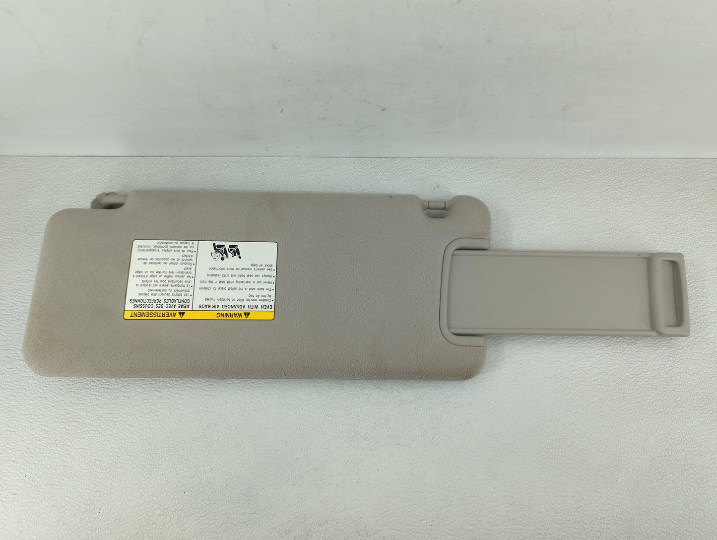 2011 Nissan Quest Sun Visor Shade Replacement Passenger Right Mirror Fits Fits 2012 2013 2014 2015 2016 2017 OEM Used Auto P