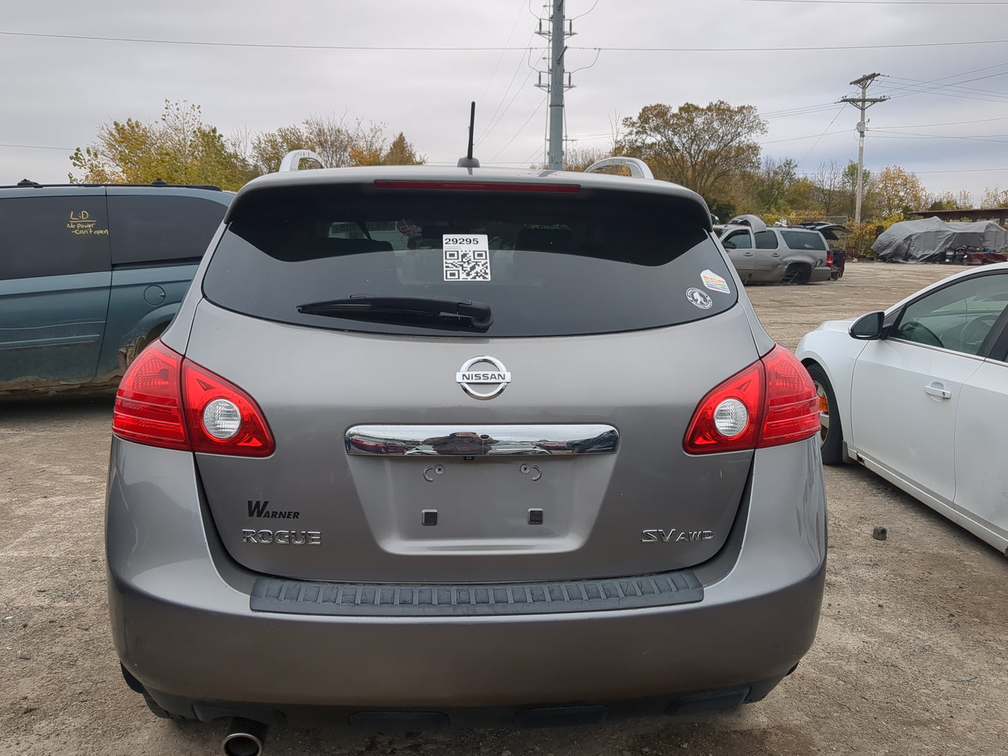 2011-2015 Nissan Rogue Trunk/decklid/hatch/tailgate Oem 1211828 - Oemusedautoparts1.com