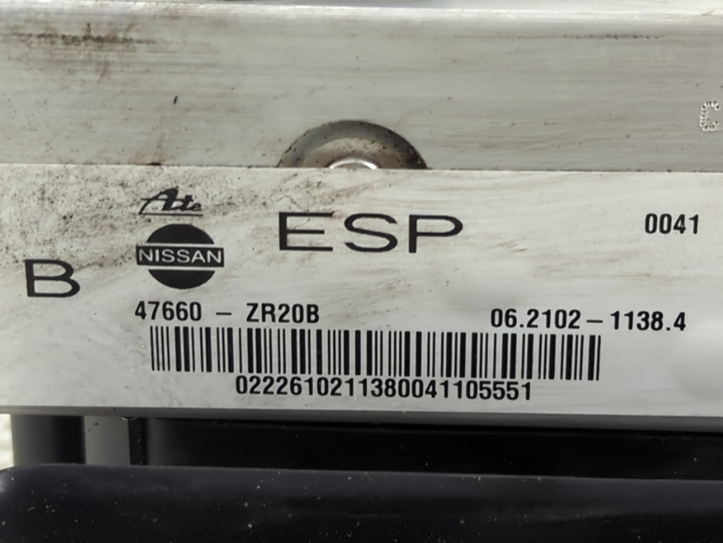 2011 Nissan Titan ABS Pump Control Module Replacement P/N:47660-ZR20B Fits OEM Used Auto Parts - Oemusedautoparts1.com