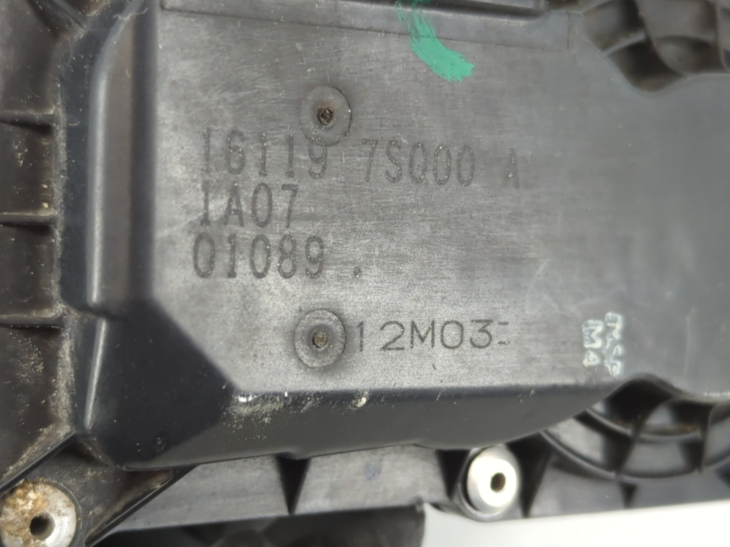 2011 Nissan Titan Throttle Body P/N:01089 16119 7S000 Fits OEM Used Auto Parts - Oemusedautoparts1.com