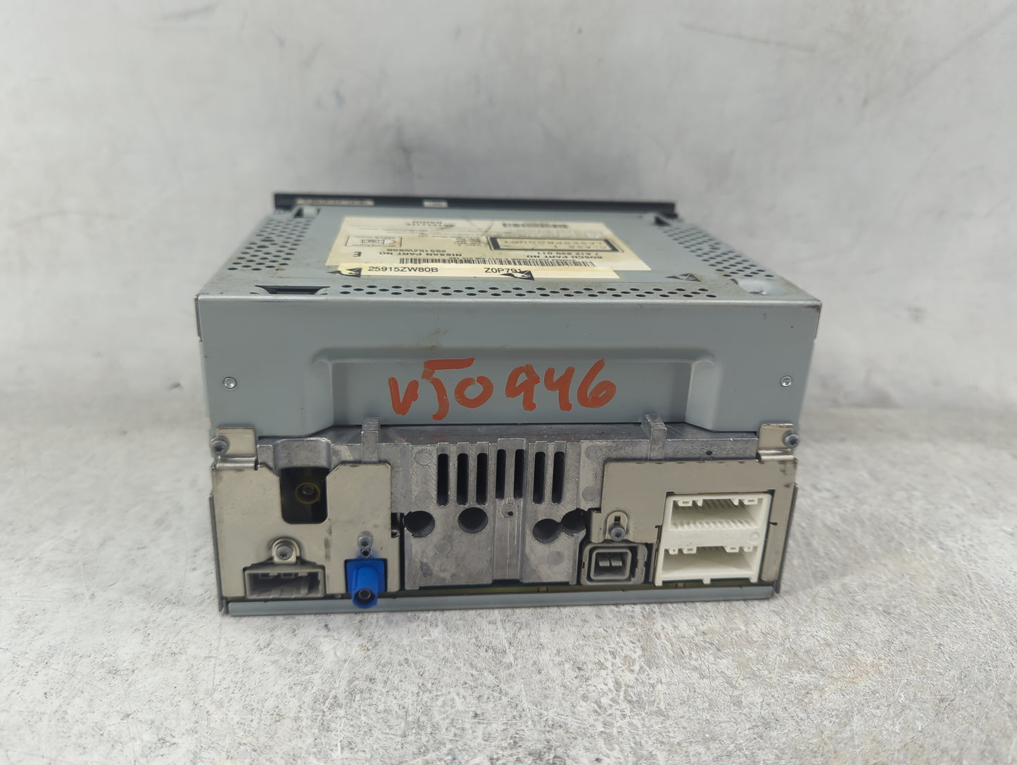 2010-2011 Nissan Versa Radio AM FM Cd Player Receiver Replacement P/N:7612830011 25915ZW80B, 3154652 Fits Fits 2010 2011 OEM