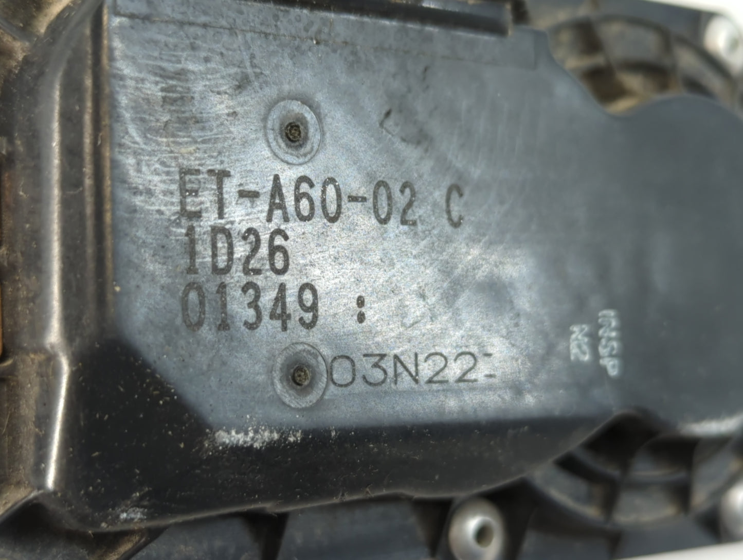 2007-2012 Nissan Versa Throttle Body P/N:ET-A60-02 C Fits OEM Used Auto Parts - Oemusedautoparts1.com
