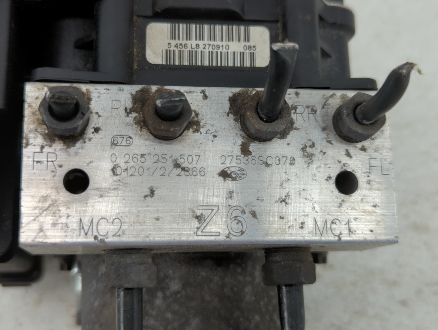 2011 Subaru Forester ABS Pump Control Module Replacement P/N:0 265 251 507 27536SC070 Fits OEM Used Auto Parts - Oemusedauto