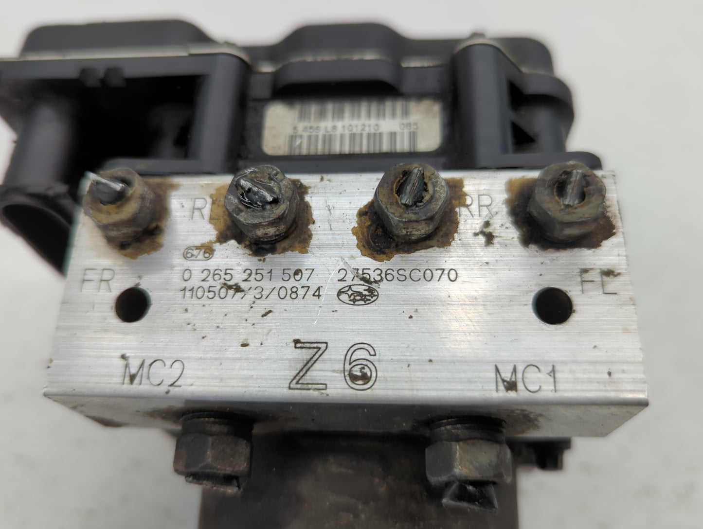 2011 Subaru Forester ABS Pump Control Module Replacement P/N:0 265 251 507 27536SC070 Fits OEM Used Auto Parts - Oemusedauto