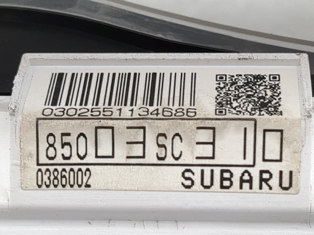 2011 Subaru Forester Instrument Cluster Speedometer Gauges Miles:190K Fits OEM Used Auto Parts - Oemusedautoparts1.com