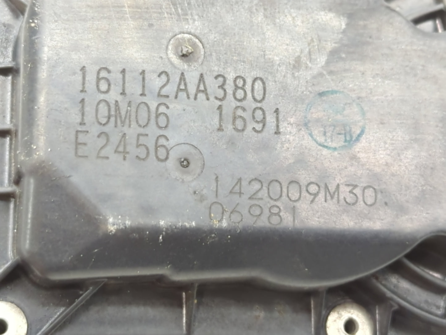 2011-2018 Subaru Forester Throttle Body P/N:10M06 1691 16112AA380 Fits Fits 2011 2012 2013 2014 2015 2016 2017 2018 OEM Used