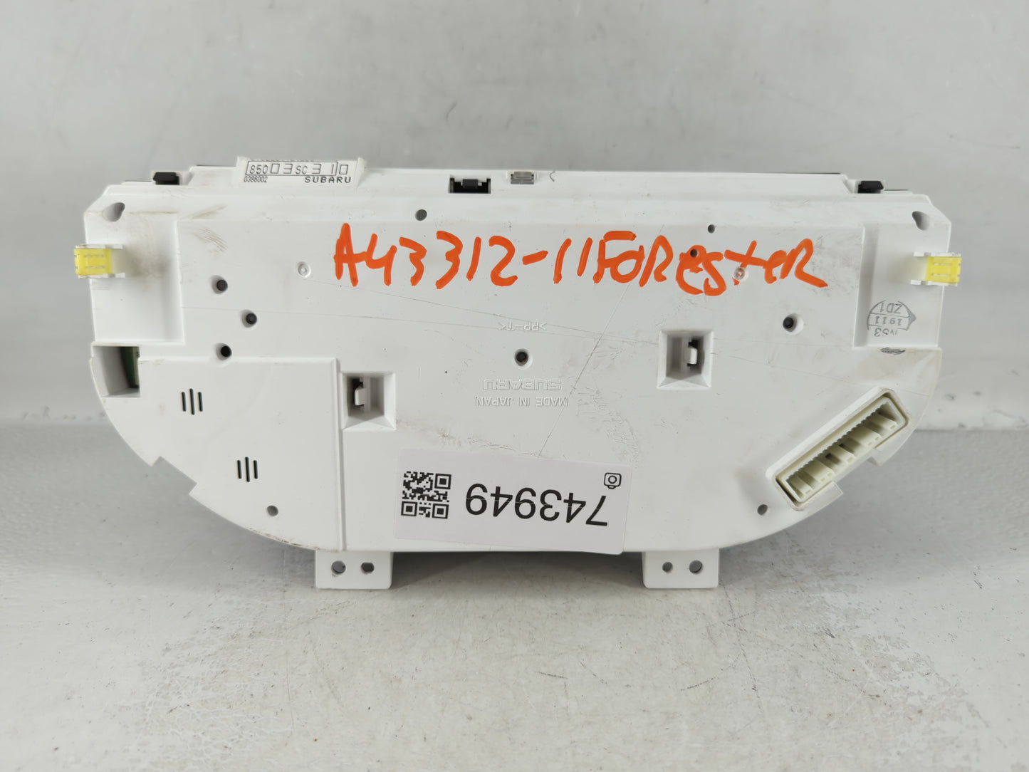 2011 Subaru Forester Instrument Cluster Speedometer Gauges P/N:85003SC310 Miles: Fits OEM Used Auto Parts - Oemusedautoparts