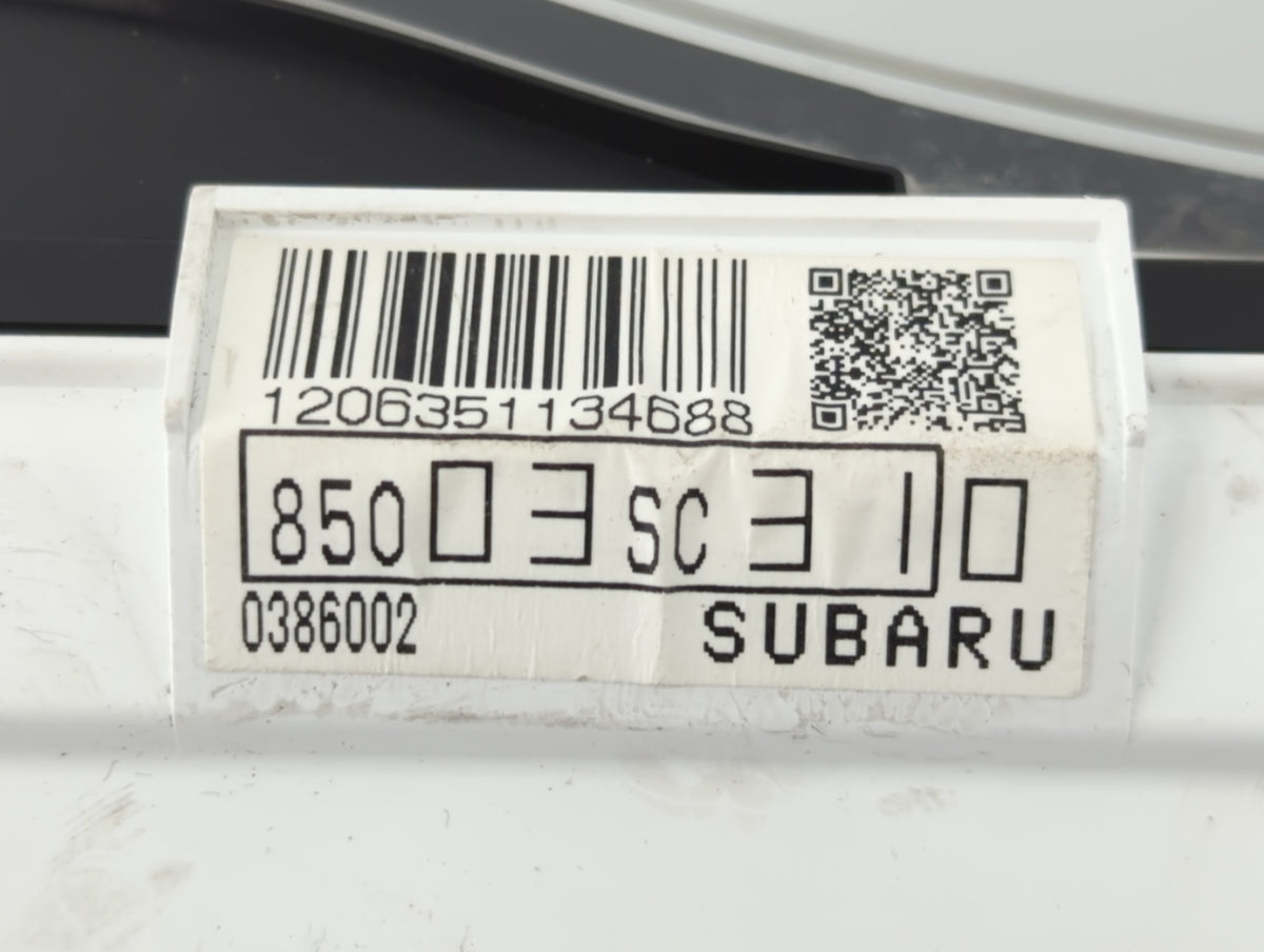 2011 Subaru Forester Instrument Cluster Speedometer Gauges P/N:85003SC310 Miles: Fits OEM Used Auto Parts - Oemusedautoparts