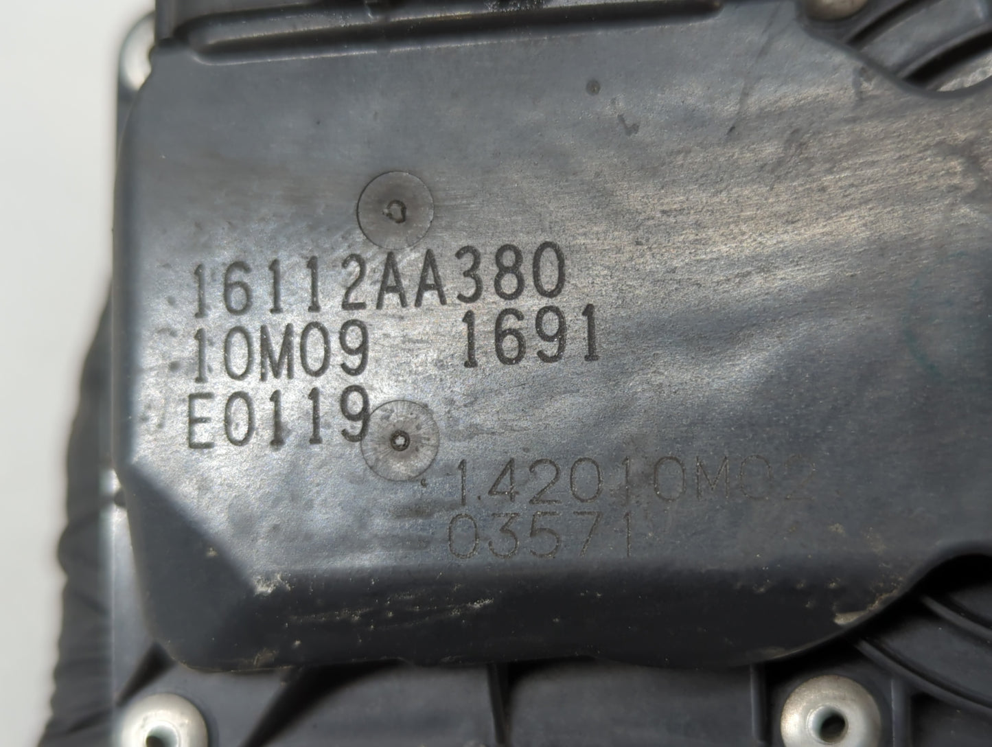2011-2018 Subaru Forester Throttle Body P/N:16112AA380 Fits Fits 2011 2012 2013 2014 2015 2016 2017 2018 OEM Used Auto Parts