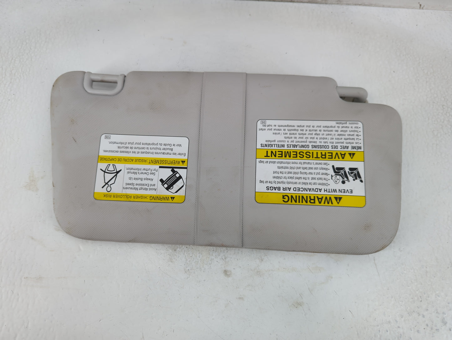 2011 Subaru Forester Sun Visor Shade Replacement Driver Left Mirror Fits OEM Used Auto Parts - Oemusedautoparts1.com