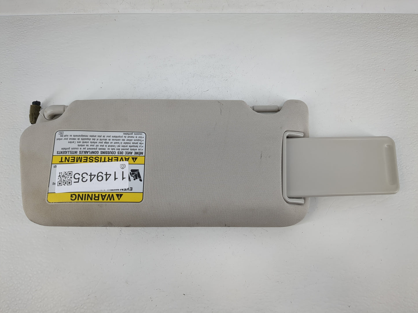 2010-2014 Subaru Legacy Sun Visor Shade Replacement Passenger Right Mirror Fits Fits 2010 2011 2012 2013 2014 OEM Used Auto