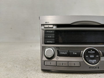 2010-2012 Subaru Legacy Radio AM FM Cd Player Receiver Replacement P/N:86201AJ64A Fits Fits 2010 2011 2012 OEM Used Auto Parts